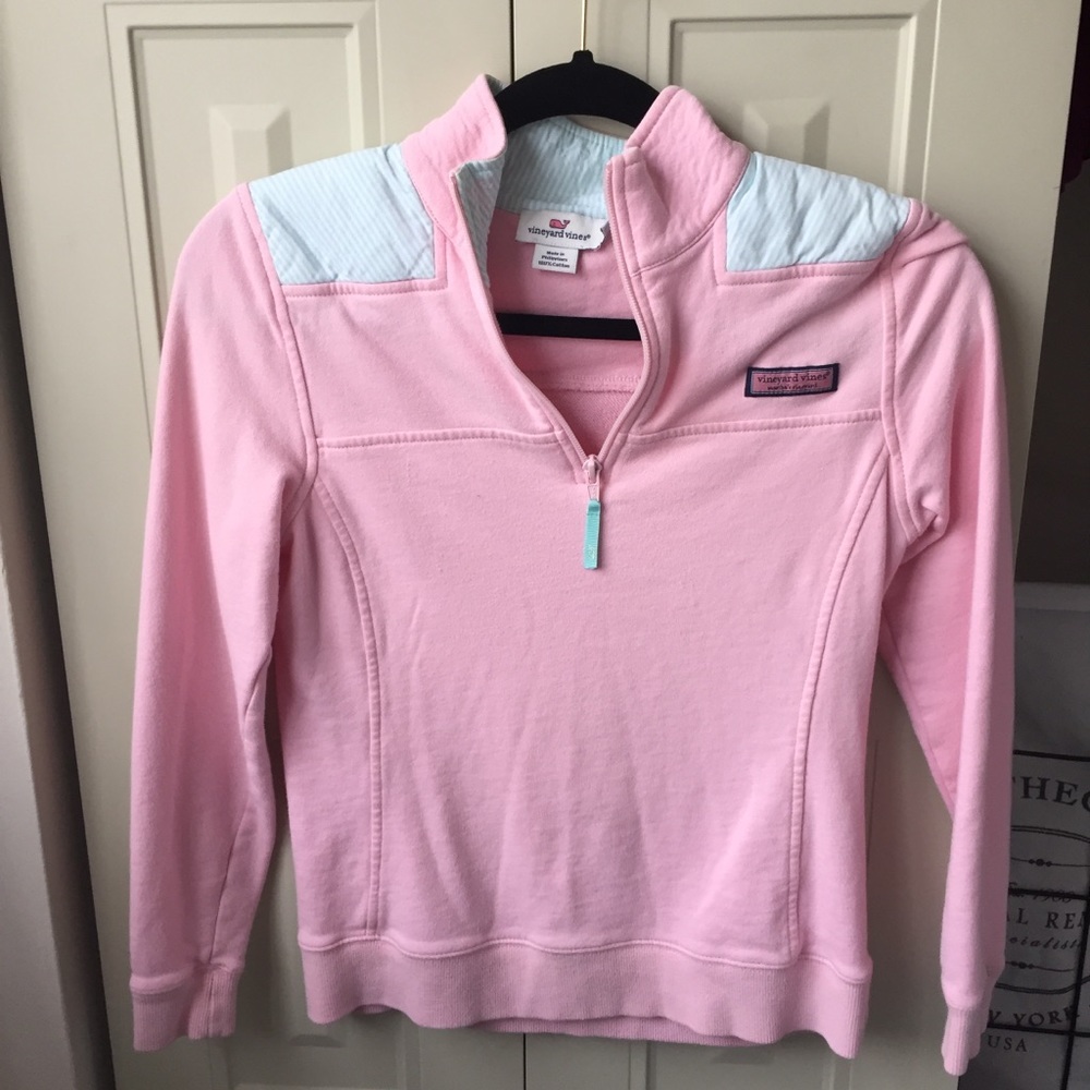 Baby Pink/Blue Seersucker Shep Shirt